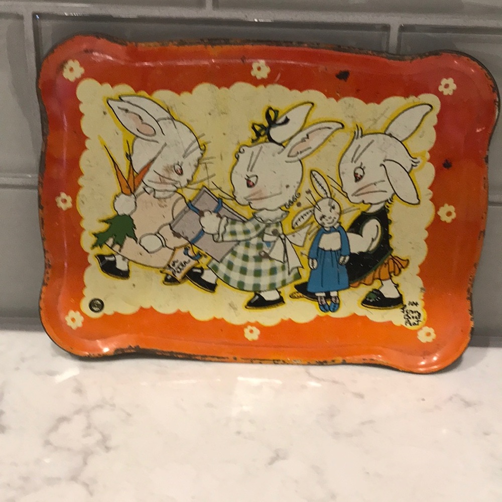 Vintage Child’s Metal Tray